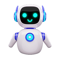 AI-powered voice assistant robot icon representing automated conversations