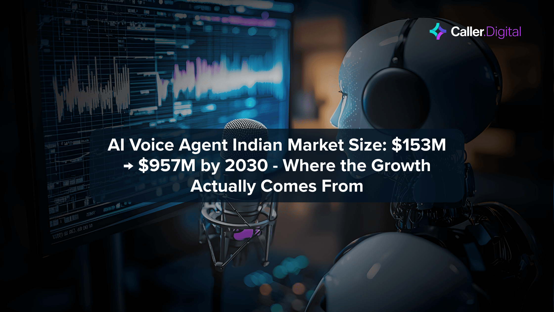 AI Voice Agent Indian Market Size: $153M → $957M by 2030 — Where the Growth Actually Comes From